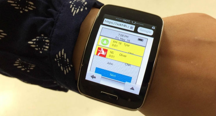 Smartwatch Interface Could Improve Communication, Help Prevent Falls at Nursing Homes