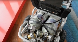 Waterproof Motorized Wheelchair Runs on Compressed Air