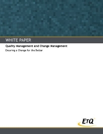 Quality Management and Change Management