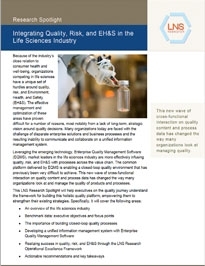 Integrating Quality, Risk, and EH&S in the Life Sciences Industry