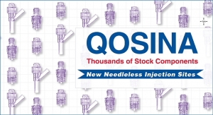 Qosina Introduces Three New Needleless, Swabbable Injection Sites