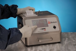Fastest portable particle counter samples at 100 LPM