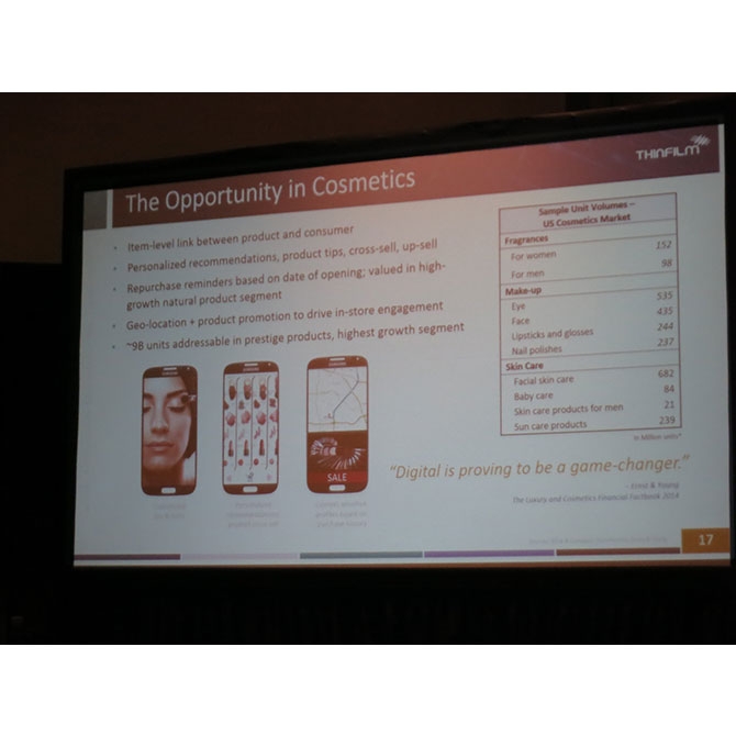 Thinfilm's NFC technology moves to cosmetics