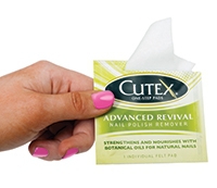 Cutex Offers Travel Ease With Nail Polish Remover Pads