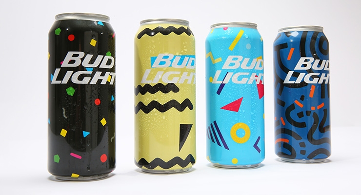 A look at some of Bud Light's 200,000 colorful cans