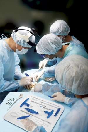 ECA Medical Disposable Fixation Kit Used in First Spinal Surgery