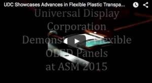 Universal Display Shows Flexible OLED Lighting Advances