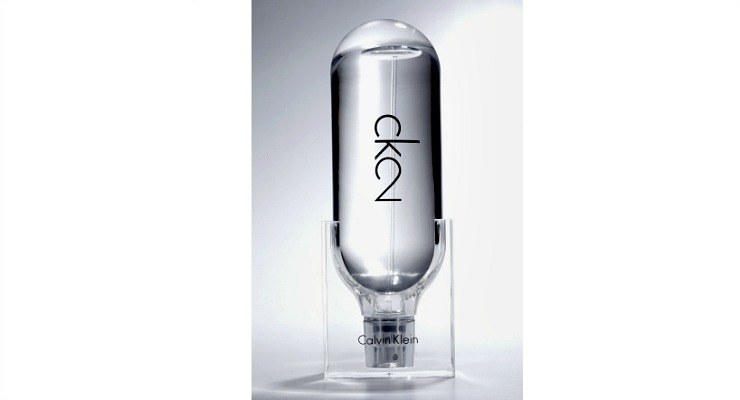 New Ck2 Unisex Fragrance in an Upside Down Bottle
