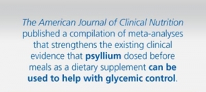 Infographic: Psyllium Can Help with Glycemic Control