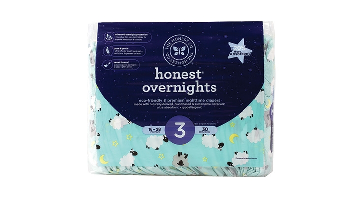 Honest Launches Overnight Diapers