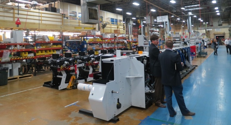 Mark Andy showcases factory on guided tour