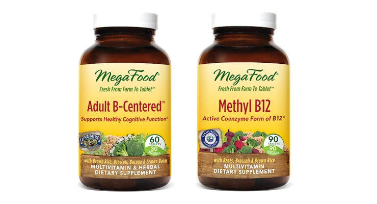 MegaFood Adds To B-Vitamin Line With Methyl B12 and Adult B-Centered