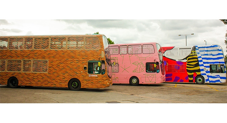 HMG Paints Coats Iconic Arriva Biennial Buses