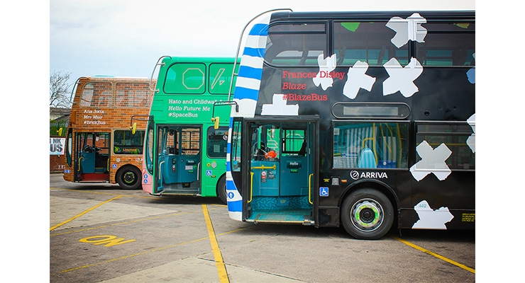 HMG Paints Coats Iconic Arriva Biennial Buses