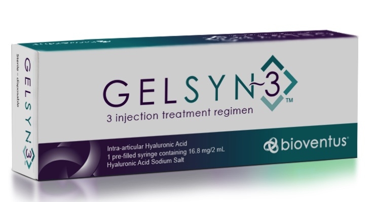 Bioventus Launches GELSYN-3 to Treat Knee Osteoarthritis Pain