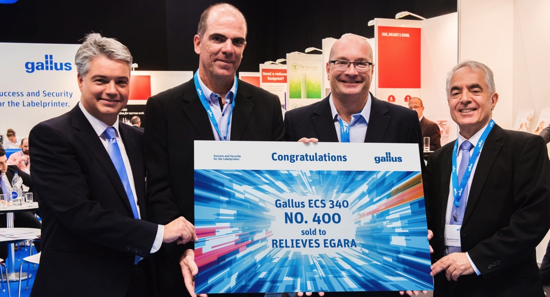 Gallus sells 400th ECS 340 Series label press