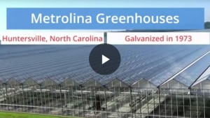  Metrolina Greenhouses Galvanized Steel Study