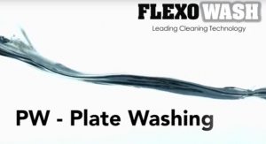 Flexo Wash illustrates plate cleaning process