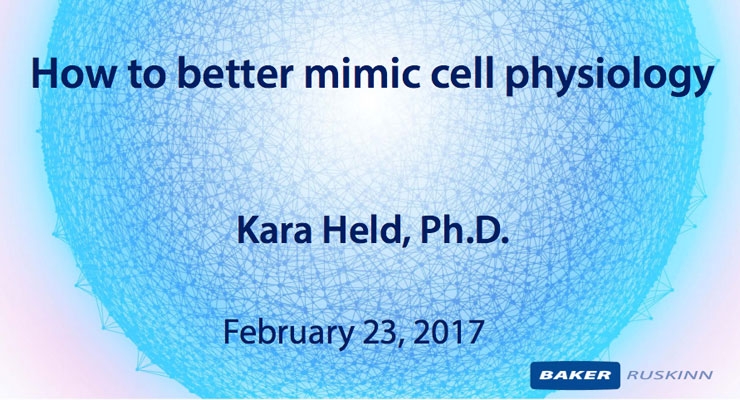 How to Better Mimic Cell Physiology