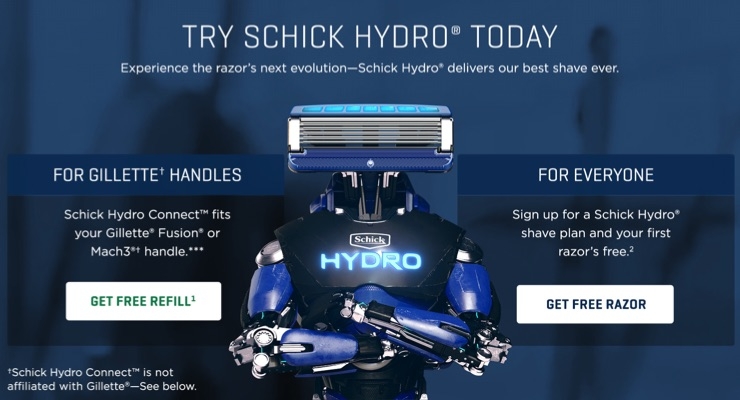 Schick Goes DTC and Rolls Out Refills Compatible with Gillette
