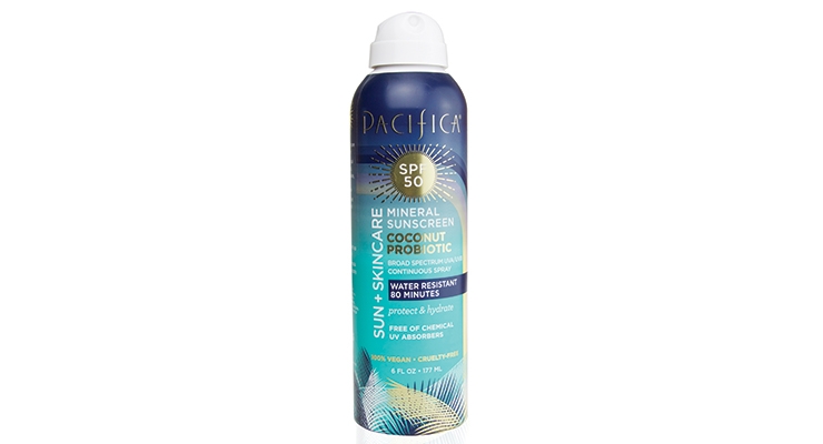 Pacifica Suncare Introduces 50 SPF Mineral Sun Protection Spray