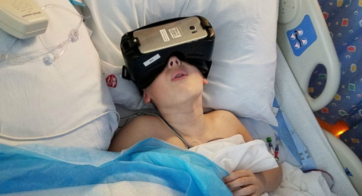 Virtual Reality Alleviates Pediatric Patients