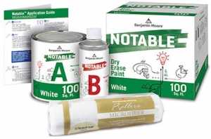 Benjamin Moore Introduces Notable Dry Erase Paint