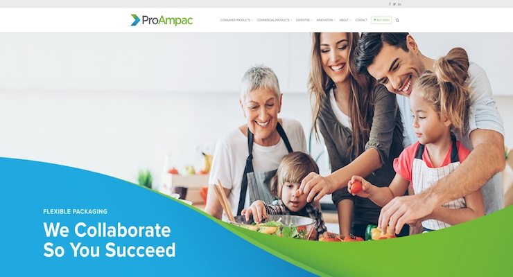 New ProAmpac Website Presents Expanded Capabilities