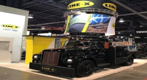 LINE-X, Summit Truck Bodies Showcase Hellcat-Powered International at 2017 SEMA Show