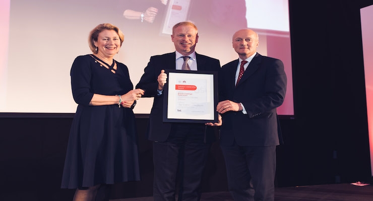 British Coatings Federation Wins BSI’s Industry Leadership Award 2017