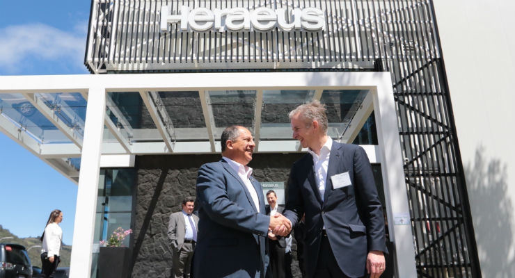 Heraeus Opens New Facility in Costa Rica 