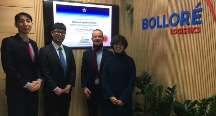 Bolloré Receives First Logistics Certification in Korea