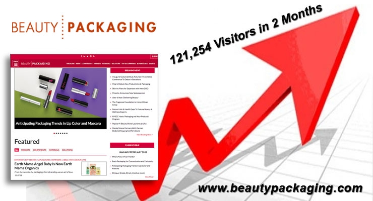 Beauty Packaging Magazine Reveals Record-Breaking Website Traffic