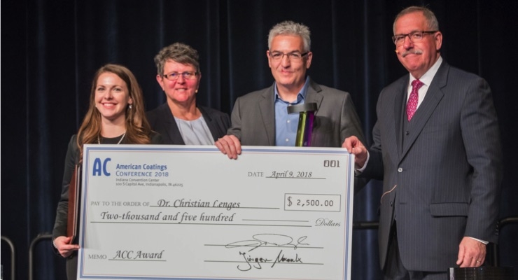 DuPont Industrial Biosciences Team Receives 2018 American Coatings Award