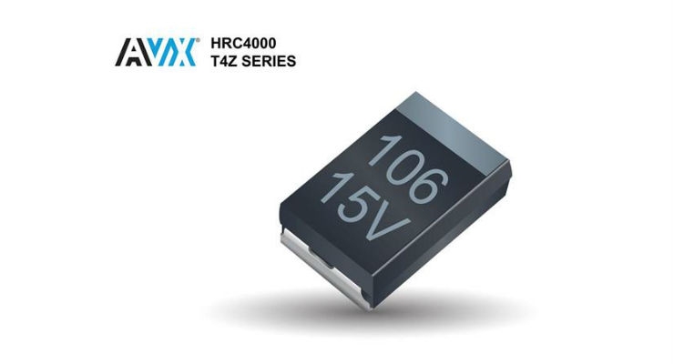 AVX Releases New T4Z Medical Series HRC4000 Tantalum Capacitors for Non-Critical Medical Devices