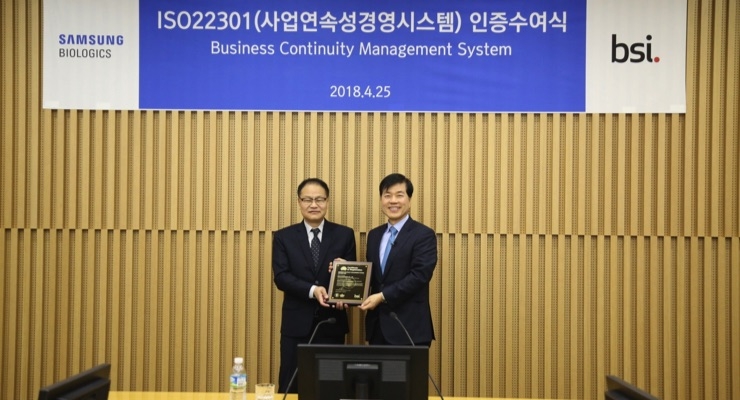 Samsung BioLogics Achieves Regulatory Milestone