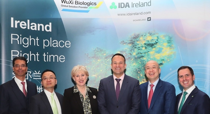 WuXi Biologics to Build Largest Bio-Mfg. Facility in Ireland