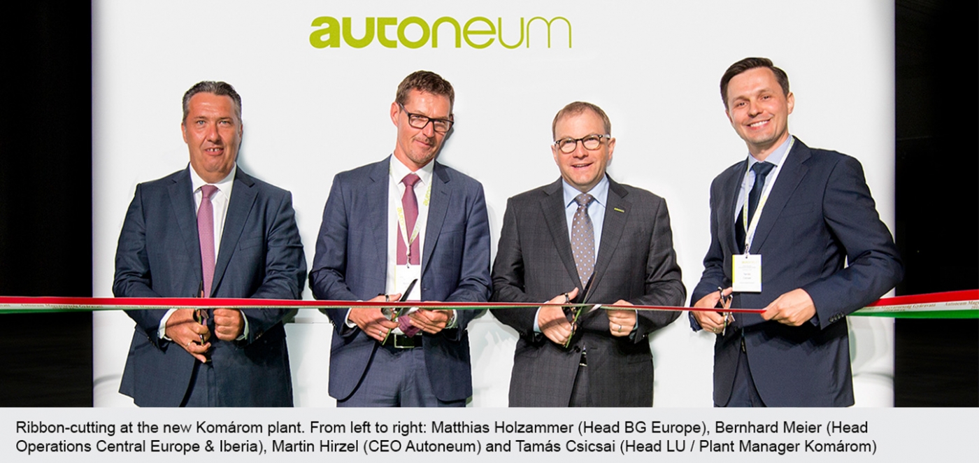Autoneum Opens Automotives Component Plant in Hungary