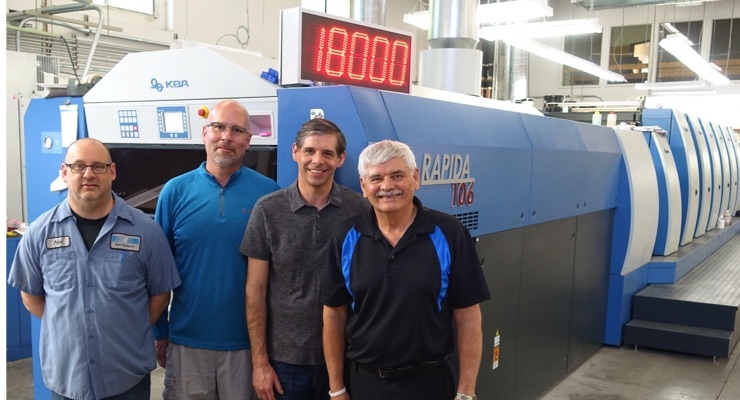Brown Printing Adds Koenig & Bauer Rapida 106