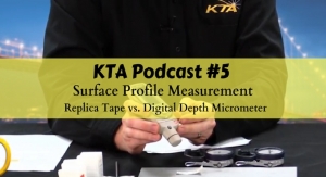 KTA University Releases Podcast on Surface Profile Measurement Methods