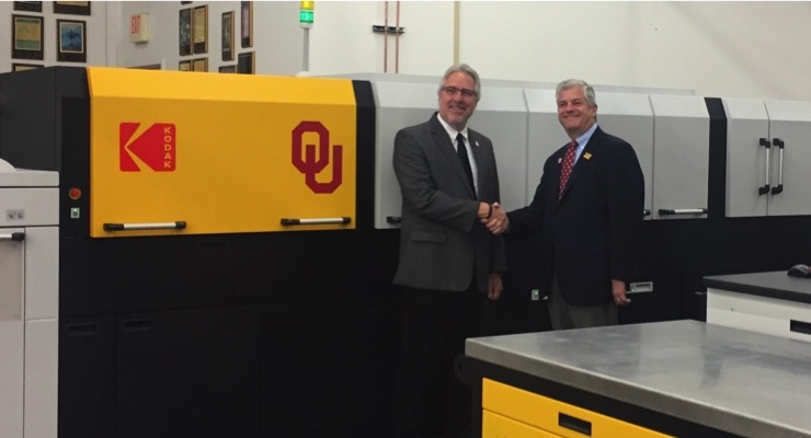 Oklahoma University Printing Services Becomes First in US to Install KODAK NEXFINITY