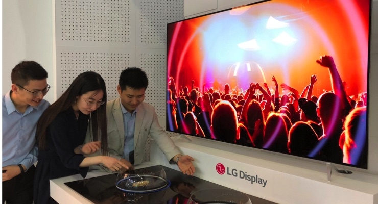 LG Display Doubles Sales of Large-Size OLED Panels in 1H 2018