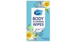 Secret Launches Body Cleansing Wipes