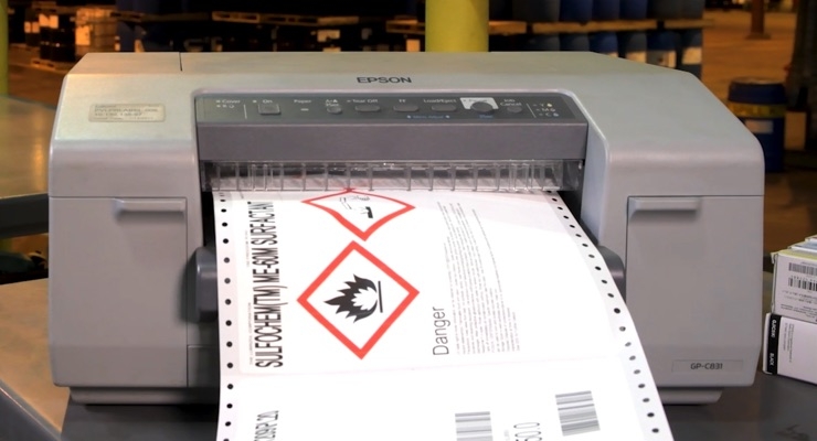 Lubrizol Installs Epson ColorWorks On-Demand Color Label Printers