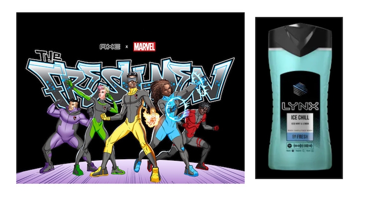Axe Recruits Marvel To Create A Superhero Team, the Fresh-Men