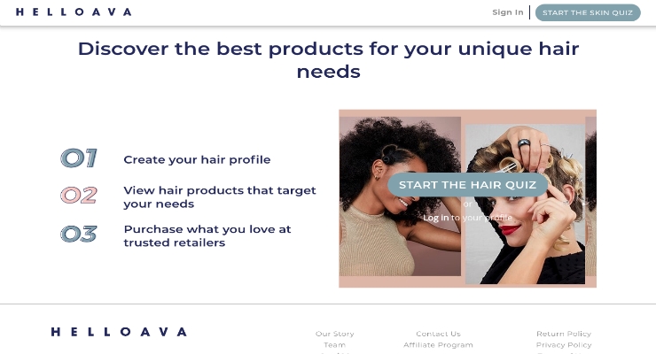 HelloAva Launches Hair Platform