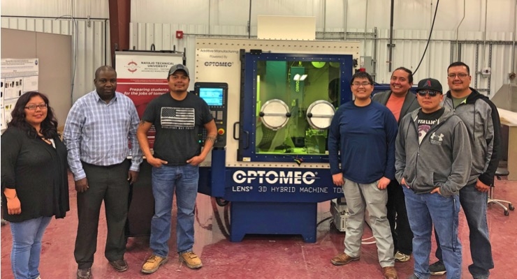 Optomec 3D Metal Printing Technology Chosen by Navajo Technical University for NASA Mission