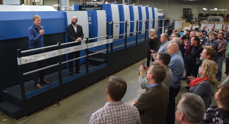 Carlson Print Group Adds Koenig & Bauer Rapida 105 PRO Six-Color Press