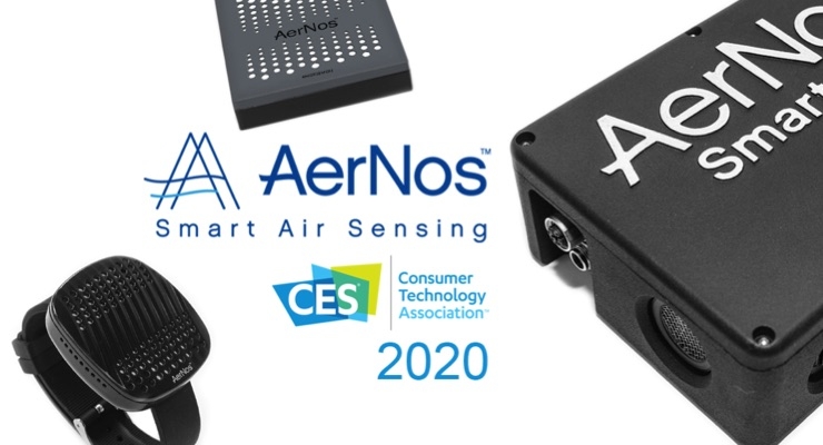 AerNos Introducing New Nano Gas Sensor Products at CES 2020