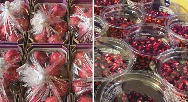 Sustainable Packaging Innovation Designed to Extend Pomegranate Season